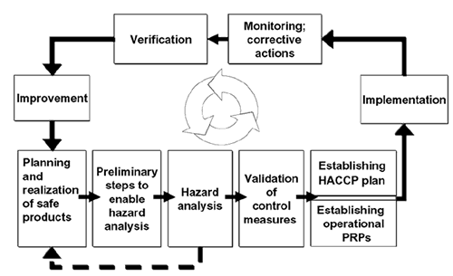 The model of a process-based food safety management system