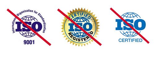 Не используйте и не копируйте логотип ISO