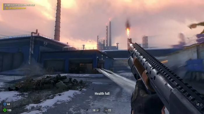 10 минут геймплея Serious Sam Siberian Mayhem: метель, огонь и жуткие монстры на нефтеперерабатывающем заводе