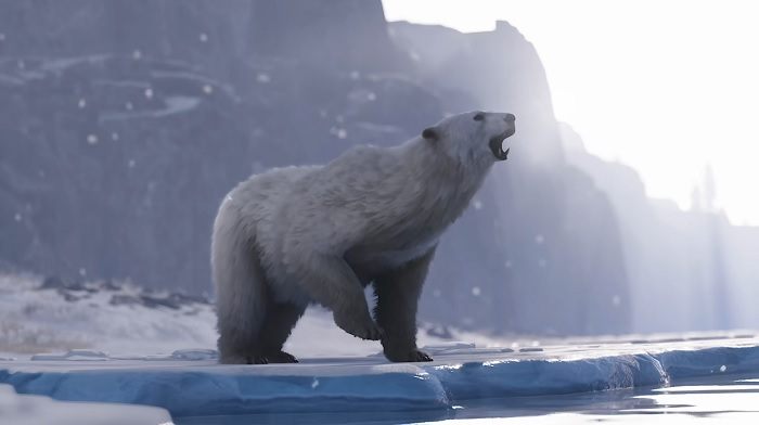 Свежее обновление добавило в Rust белых медведей, арктическую базу и снегоходы